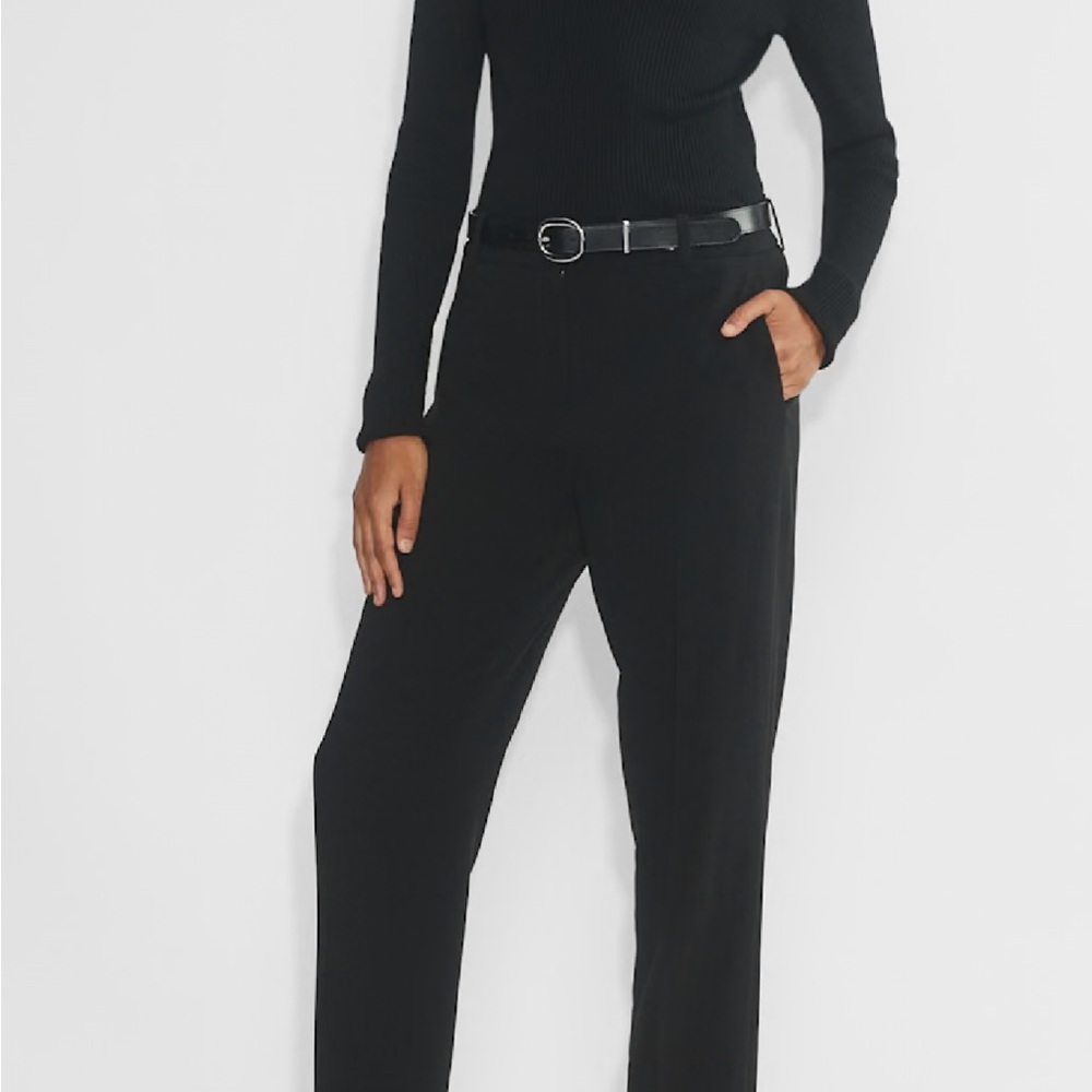 Aritzia Babaton Sartorial Black Trouser Pant Size 4